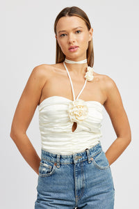 Rosette Tube Top