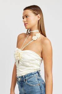 Rosette Tube Top