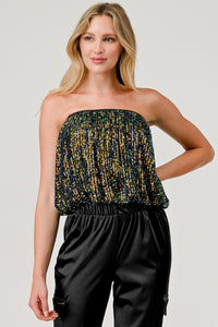 Sequins Tube Top