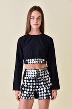 Load image into Gallery viewer, Big Sequins Crop Top
