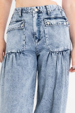 Load image into Gallery viewer, Tie Hem Denim Pants
