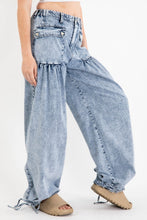 Load image into Gallery viewer, Tie Hem Denim Pants
