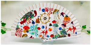 Under the Sea Hand Fan