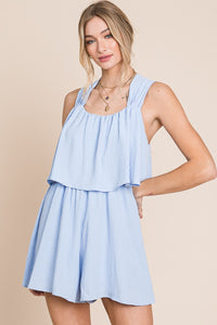 Ruffle Cami Romper