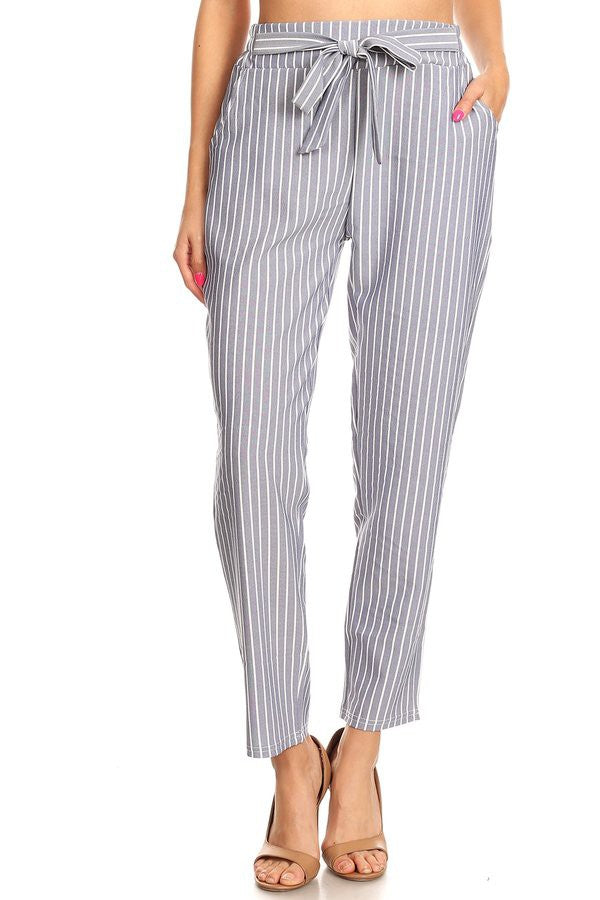 Stripe Ankle Pants