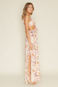 Floral Cut Out Maxi