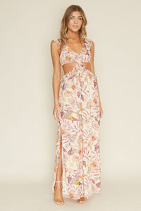 Floral Cut Out Maxi