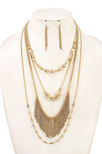 Load image into Gallery viewer, Multilayered Fringe Necklace
