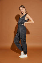 Load image into Gallery viewer, Satin Jogger Jumpsuit
