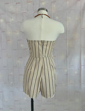 Load image into Gallery viewer, V-Neck Stripes Romper
