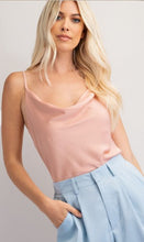 Load image into Gallery viewer, Satin Cowlneck Cami
