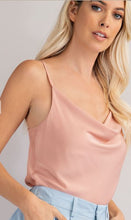 Load image into Gallery viewer, Satin Cowlneck Cami
