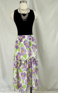 Violet Flower Skirt