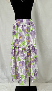 Violet Flower Skirt