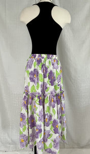 Violet Flower Skirt