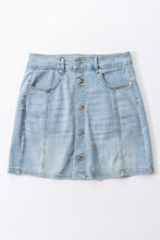 Load image into Gallery viewer, Denim Washed Skirt
