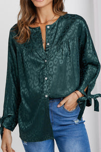 Satin Leo Blouse