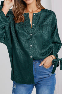 Satin Leo Blouse