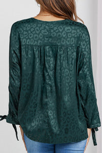 Satin Leo Blouse