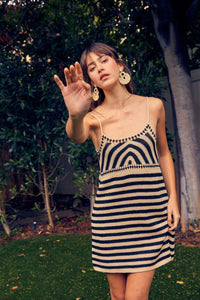 Knitted Stripe Dress