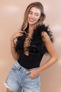 Feather Bodysuit