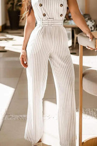 Striped Jumpsuit