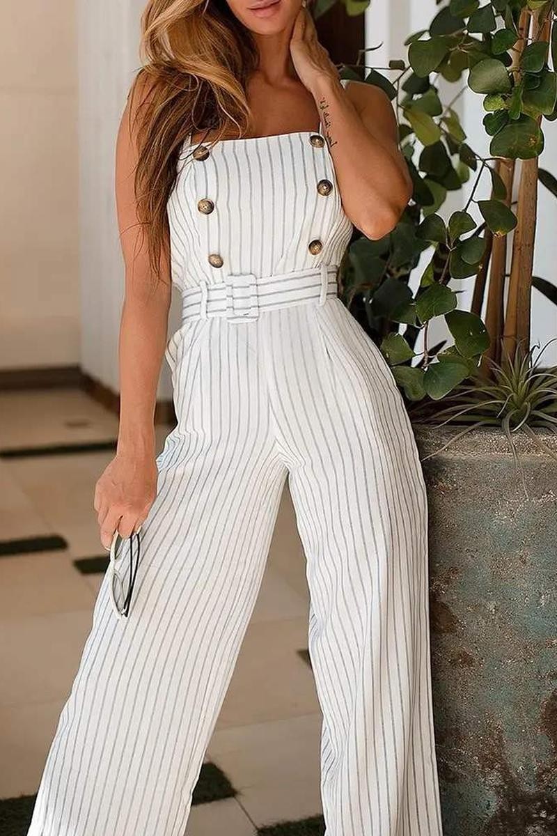 Striped Jumpsuit