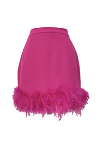 Feather Pink Skirt