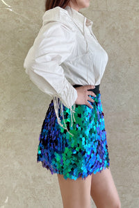 Blue Fire Skirt