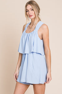 Ruffle Cami Romper