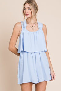 Ruffle Cami Romper