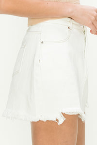 White Denim Skirt