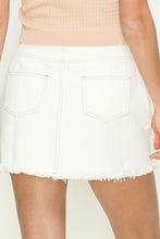 Load image into Gallery viewer, White Denim Skirt
