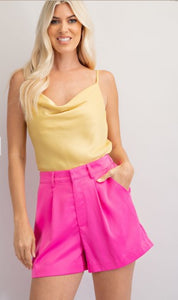 Satin Cowlneck Cami